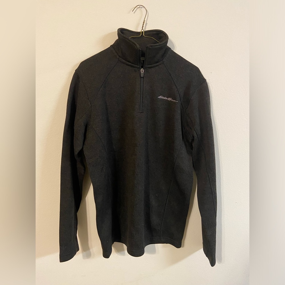 Dark Gray Eddie Bauer 1/4 Zip